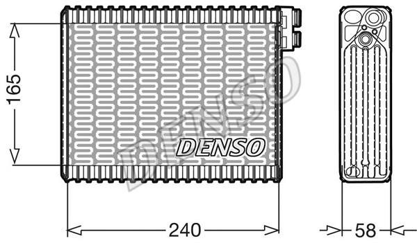 DENSO DEV21004 Air conditioner evaporator DEV21004