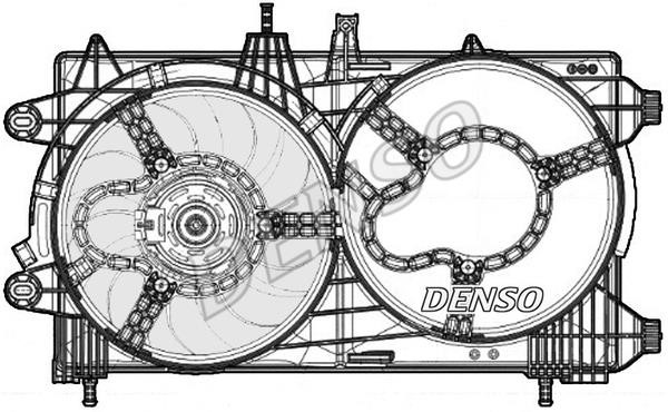 DENSO DER13012 Radiator fan DER13012