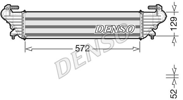 DENSO DIT09121 Intercooler, charger DIT09121