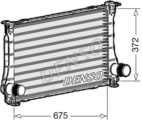 DENSO DIT50011 Intercooler, charger DIT50011
