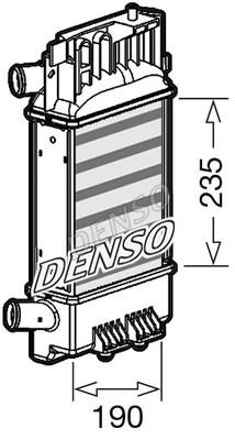 DENSO DIT50012 Intercooler, charger DIT50012