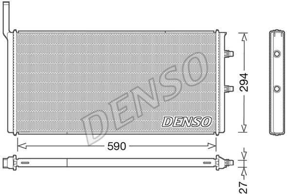 DENSO DRM05009 Radiator, engine cooling DRM05009