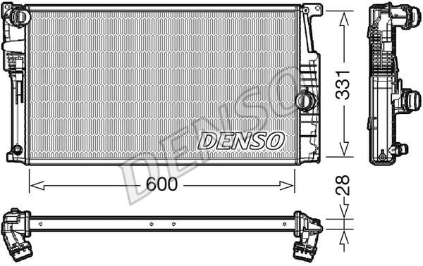 DENSO DRM05014 Radiator, engine cooling DRM05014