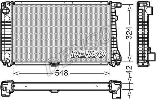 DENSO DRM05016 Radiator, engine cooling DRM05016