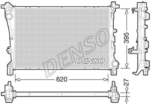 DENSO DRM09167 Radiator, engine cooling DRM09167