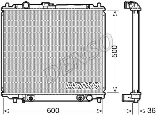 DENSO DRM45003 Radiator, engine cooling DRM45003