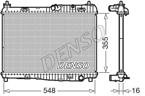 DENSO DRM10043 Radiator, engine cooling DRM10043