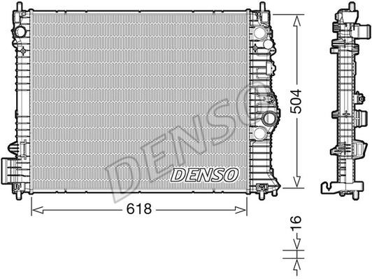 DENSO DRM15010 Radiator, engine cooling DRM15010