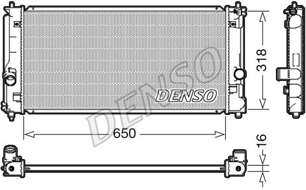DENSO DRM50081 Radiator, engine cooling DRM50081