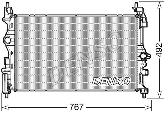 DENSO DRM20019 Radiator, engine cooling DRM20019