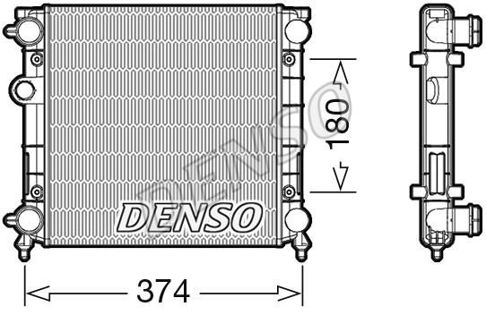 DENSO DRM22003 Radiator, engine cooling DRM22003
