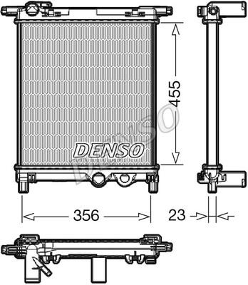 DENSO DRM32036 Radiator, engine cooling DRM32036