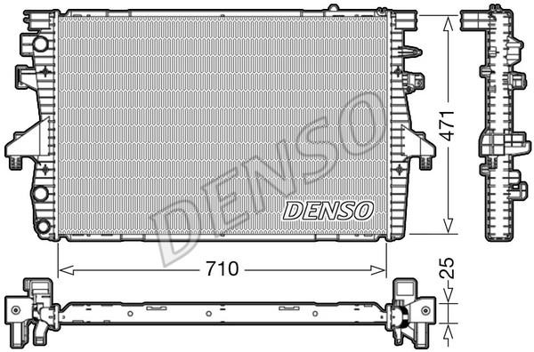DENSO DRM32039 Radiator, engine cooling DRM32039