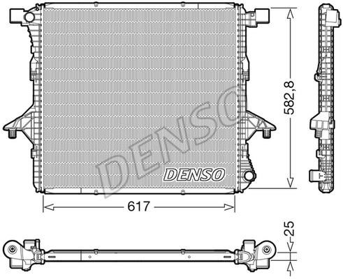 DENSO DRM32052 Engine cooling radiator DRM32052 DRM32052 DENSO Engine cooling radiator