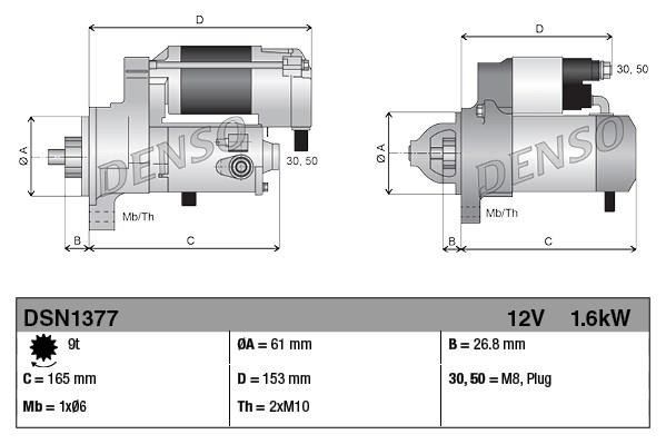 Starter DENSO DSN1377