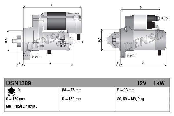 Starter DENSO DSN1389