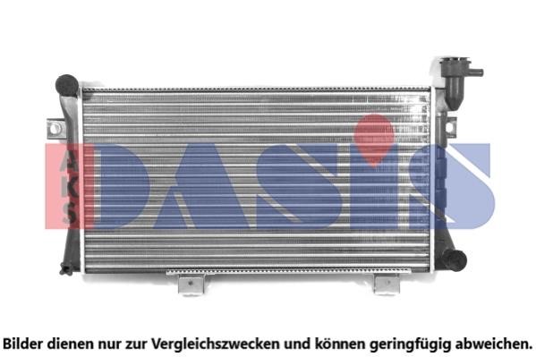 Dasis 490018N Radiator, engine cooling 490018N