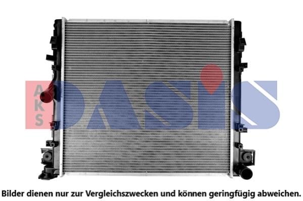 Dasis 520121N Radiator, engine cooling 520121N