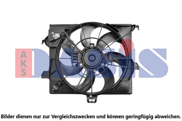 Dasis 568075N Fan, radiator 568075N