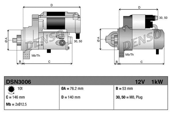 Starter DENSO DSN3006