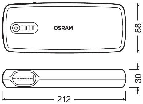 Osram starter charger with POWER BANK 16800mAh Osram OBSL400