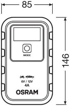 Charger Osram 6/12V, 4A Osram OEBCS904