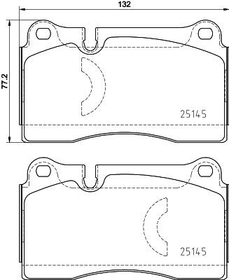 Mintex MDB3977 Brake Pad Set, disc brake MDB3977