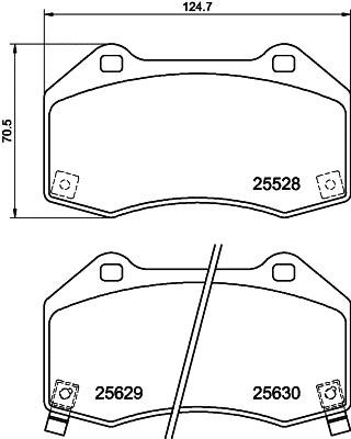 Mintex MDB4018 Brake Pad Set, disc brake MDB4018