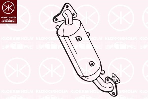 Klokkerholm 097-316 Soot/Particulate Filter, exhaust system 097316