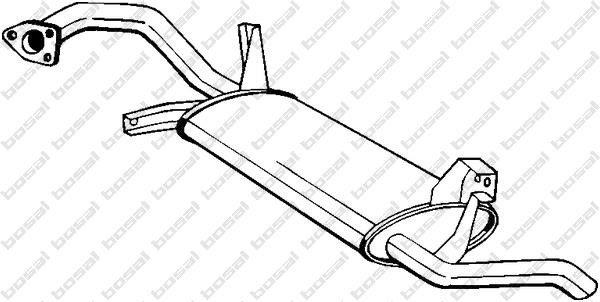 Klokkerholm 177-105 Muffler assy 177105