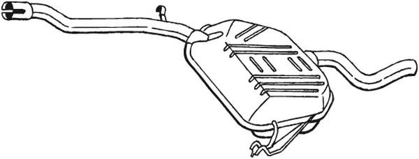 Klokkerholm 278-325 Middle Silencer 278325