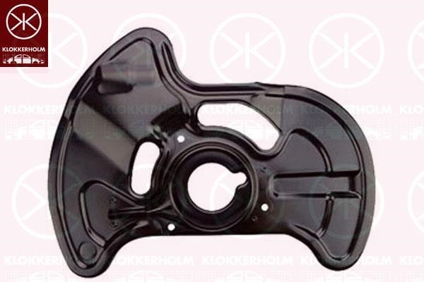 Brake dust shield Mercedes: 3518378 Klokkerholm Brake dust shield
