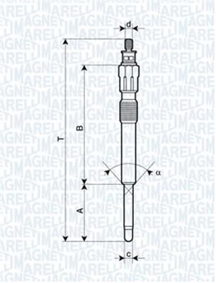 Magneti marelli 060900480606 Glow plug 060900480606