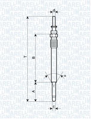 Magneti marelli 060900270606 Glow plug 060900270606