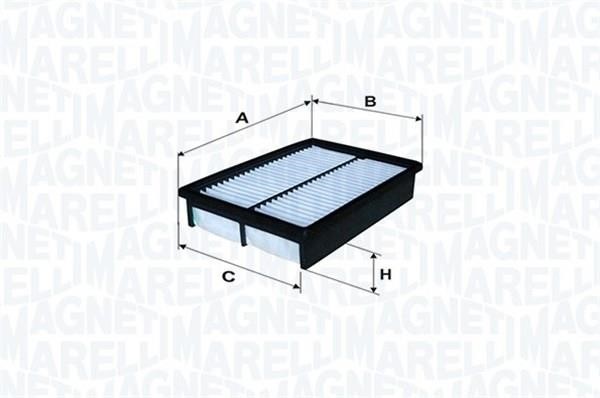 Magneti marelli 153071762535 Air filter 153071762535 153071762535 Magneti marelli Air filter