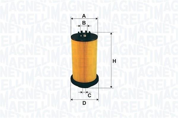Magneti marelli 153071762484 Fuel filter 153071762484