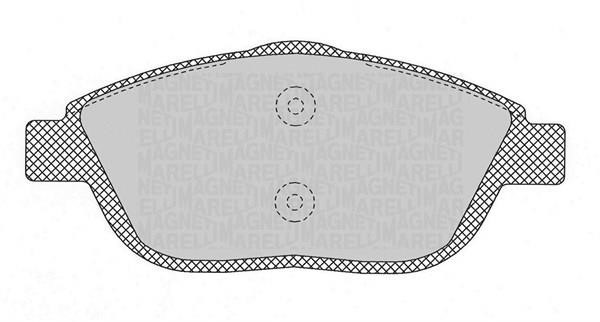 Magneti marelli 363916060697 Brake Pad Set, disc brake 363916060697