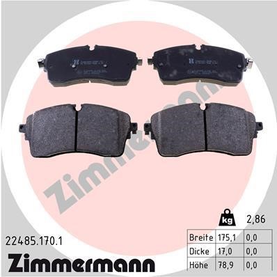 Otto Zimmermann 22485.170.1 Brake Pad Set, disc brake 224851701