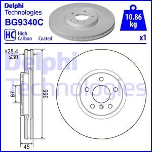 Delphi BG9340C Brake disc BG9340C