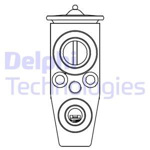 Delphi CB1007V Air conditioner expansion valve CB1007V