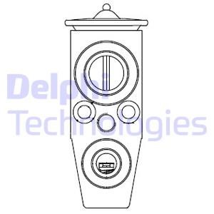 Delphi CB1008V Air conditioner expansion valve CB1008V