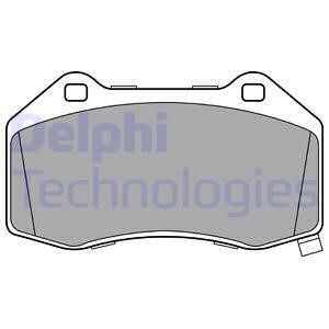 Delphi LP3388 Brake Pad Set, disc brake LP3388