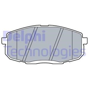 Delphi LP3513 Brake Pad Set, disc brake LP3513