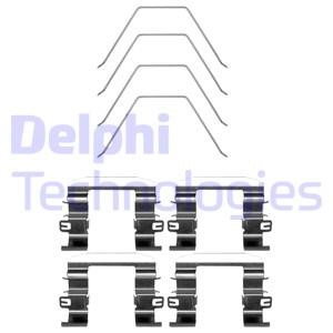 Delphi LX0669 Mounting kit brake pads LX0669