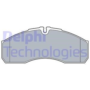 Delphi LP3541 Brake Pad Set, disc brake LP3541