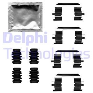 Delphi LX0686 Mounting kit brake pads LX0686