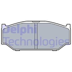Delphi LP3544 Brake Pad Set, disc brake LP3544