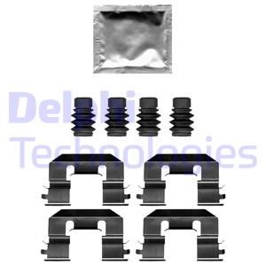 Delphi LX0689 Mounting kit brake pads LX0689