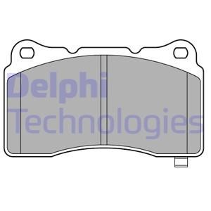 Delphi LP3575 Brake Pad Set, disc brake LP3575