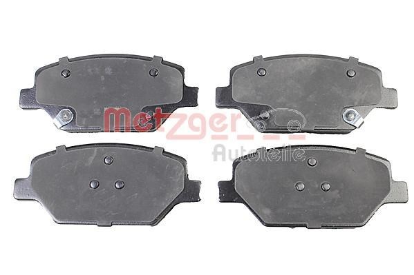 Brake Pad Set, disc brake Metzger 1170880